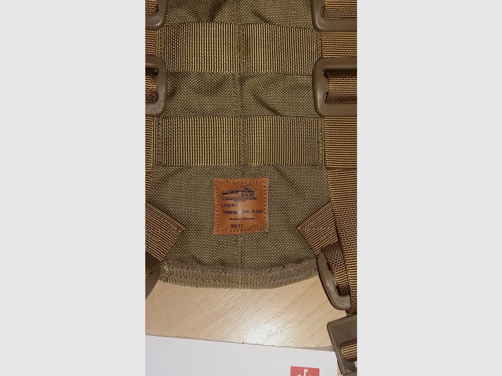 Lindnerhof Chestrig zweiteilig Gen.II mit Gen.II H-H-Harness Coyote