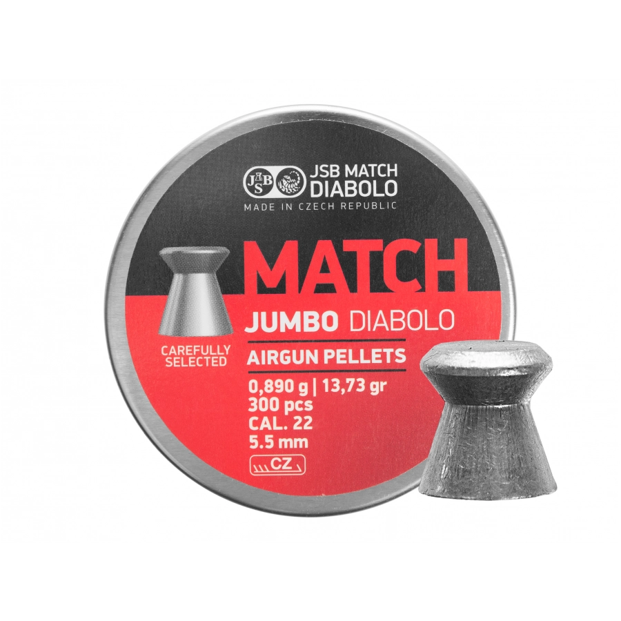 Śrut Diabolo JSB Match 5,50mm 300szt., zdjęcie 1 z 3
