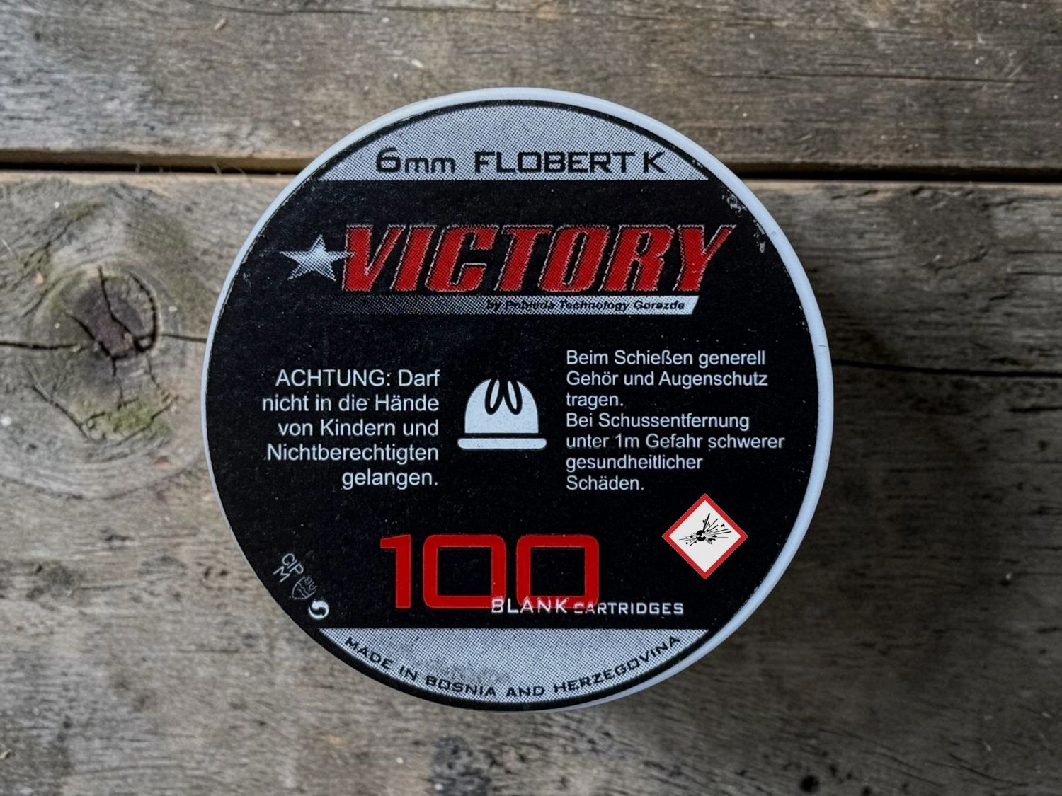 Victory Platzpatronen Kal. 6mm Flobert