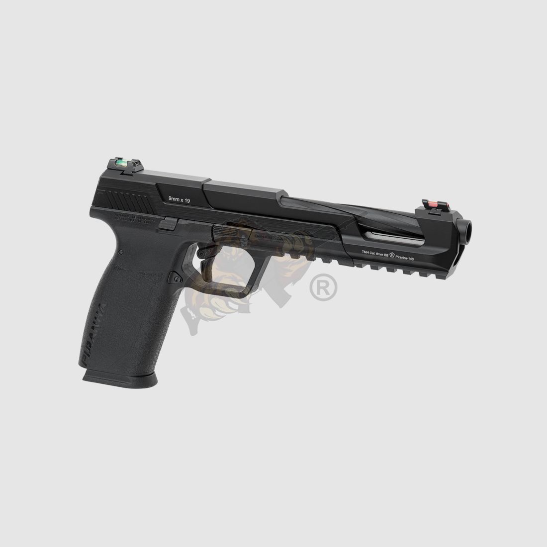 G&G Piranha SL GBB Airsoft Pistole in schwarz -F-