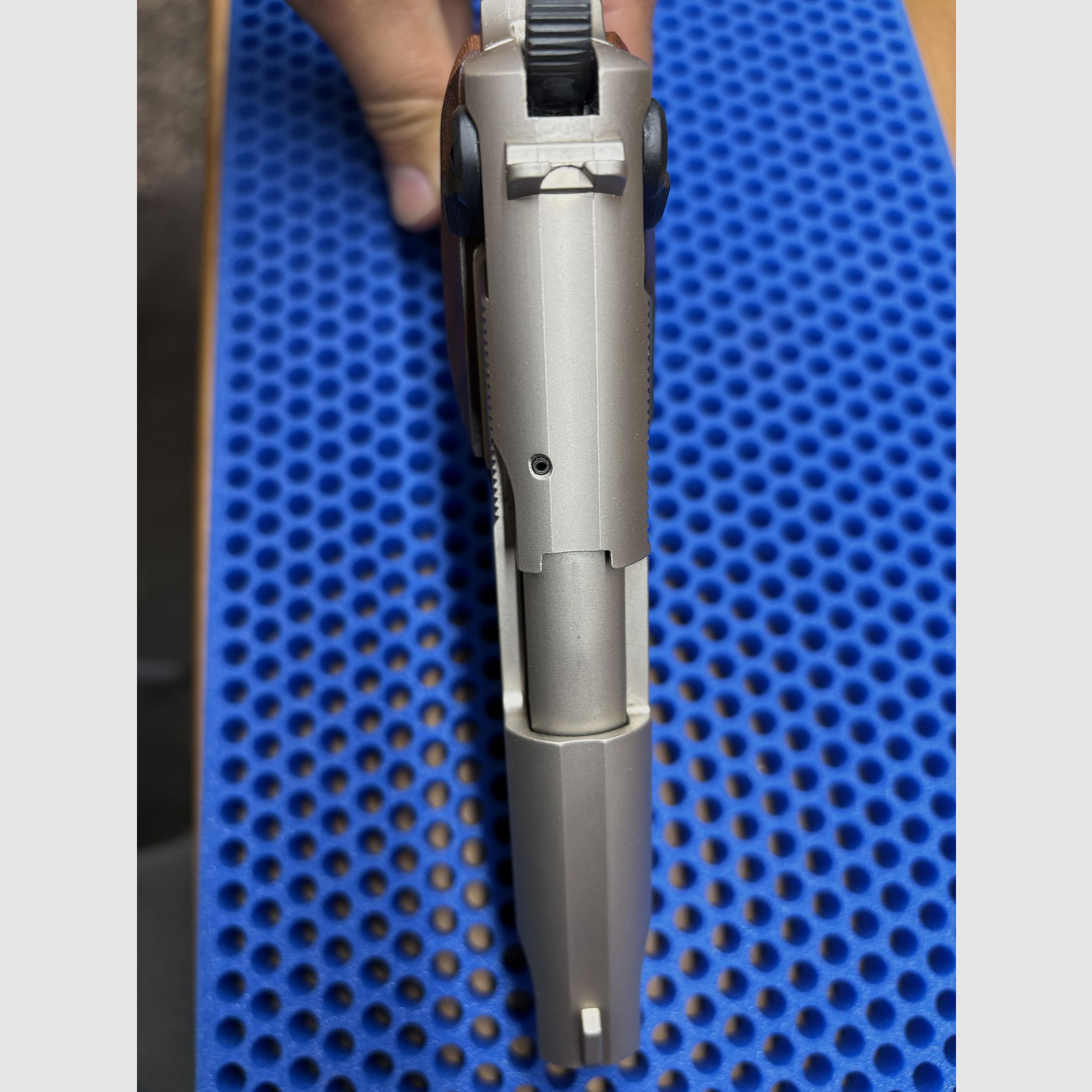 WALTHER P88 COMPACT - Níquel /Madera