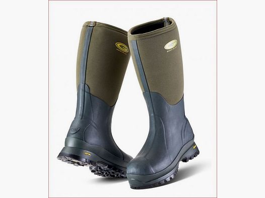 GRUB'S® Snowline 12.0. Warmer Gummistiefel für die Winterjagd in jagdgrün