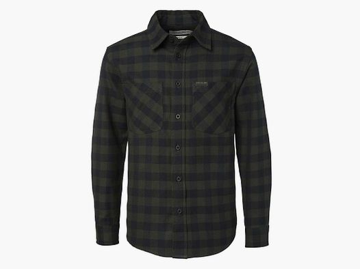 Chevalier Hemd Ferret Flannel Junior Myrtle Green Checked