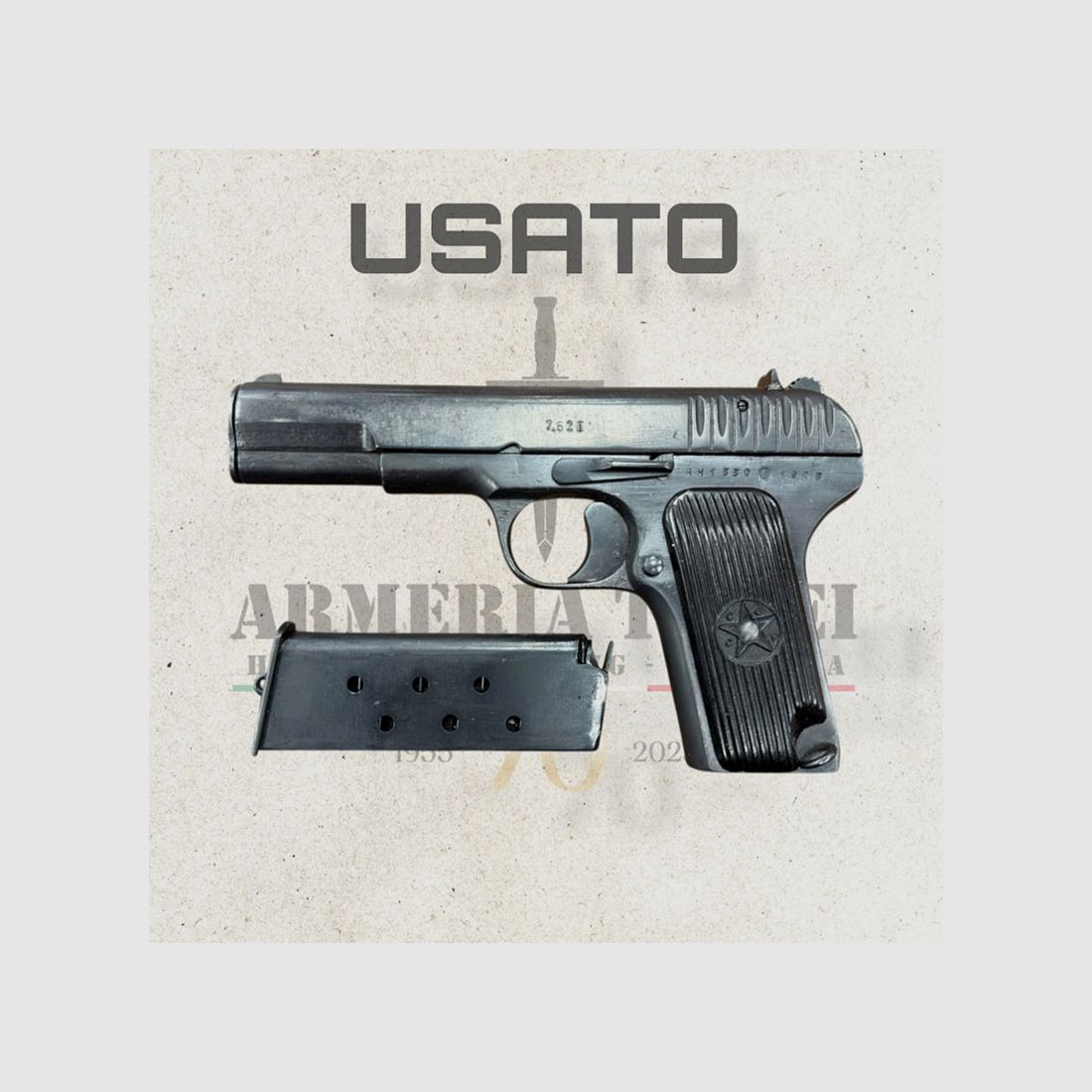 UŻYWANY – PISTOLET – TOKAREV MOD. TT-33 kal. 7.62×25mm, zdjęcie 3 z 3
