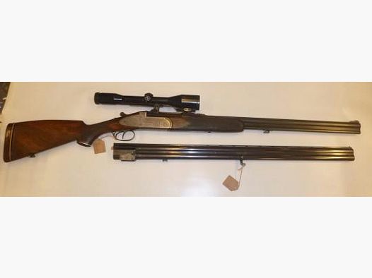 Fusil à deux coups Zoli, cal. 7x65R, 16/70 ; Zeiss 6x42, WL BDF 16/70