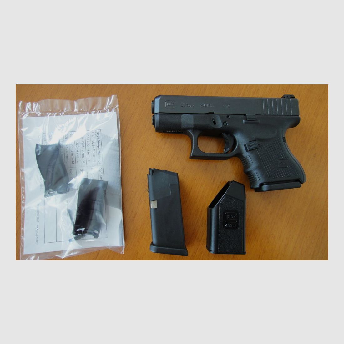 Pistola Glock SL Glock 26-Cal. 9mm 4.ª Gen.