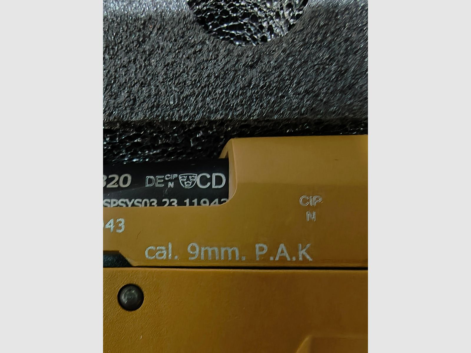 Sig Sauer P320 Ral 8000 / Dark Earth 9mm P.A.K 3 Magazine