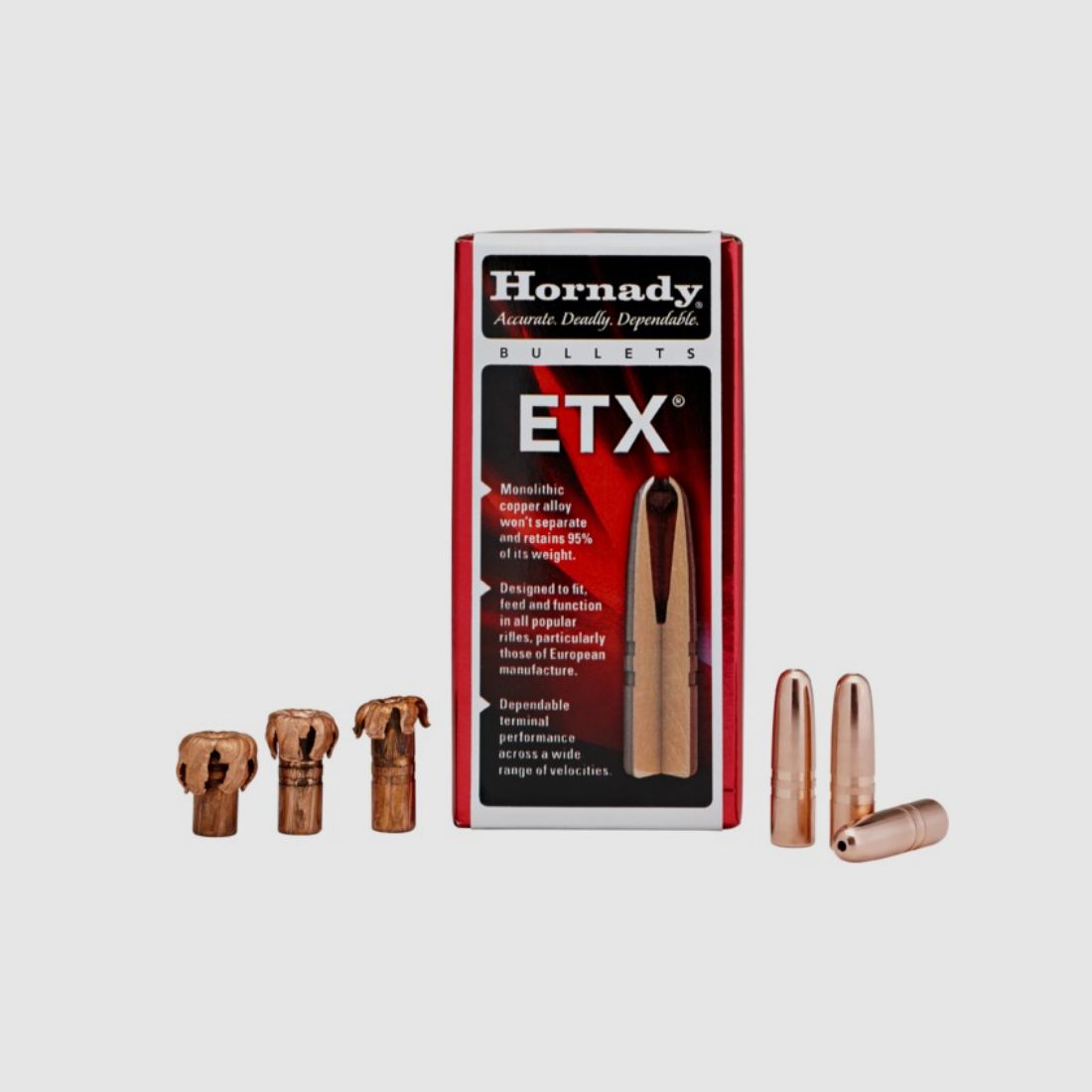 Hornady ECX Bullets 6.5 mm/.264 140 gr lead-free | 50 pieces Item 26337