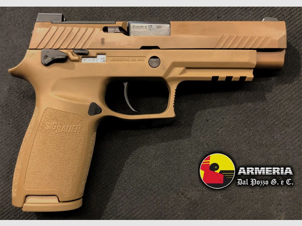 SIG SAUER P320 M17 9 LUGER 4,7″ CONTRASTE FDE, image 1 sur 2