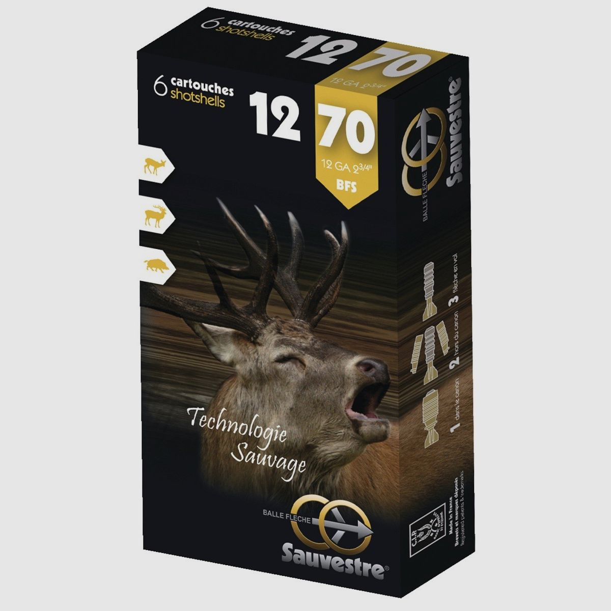12/70 BFS SAUVESTRE 26g (Packung mit 6), Bild 1 von 2