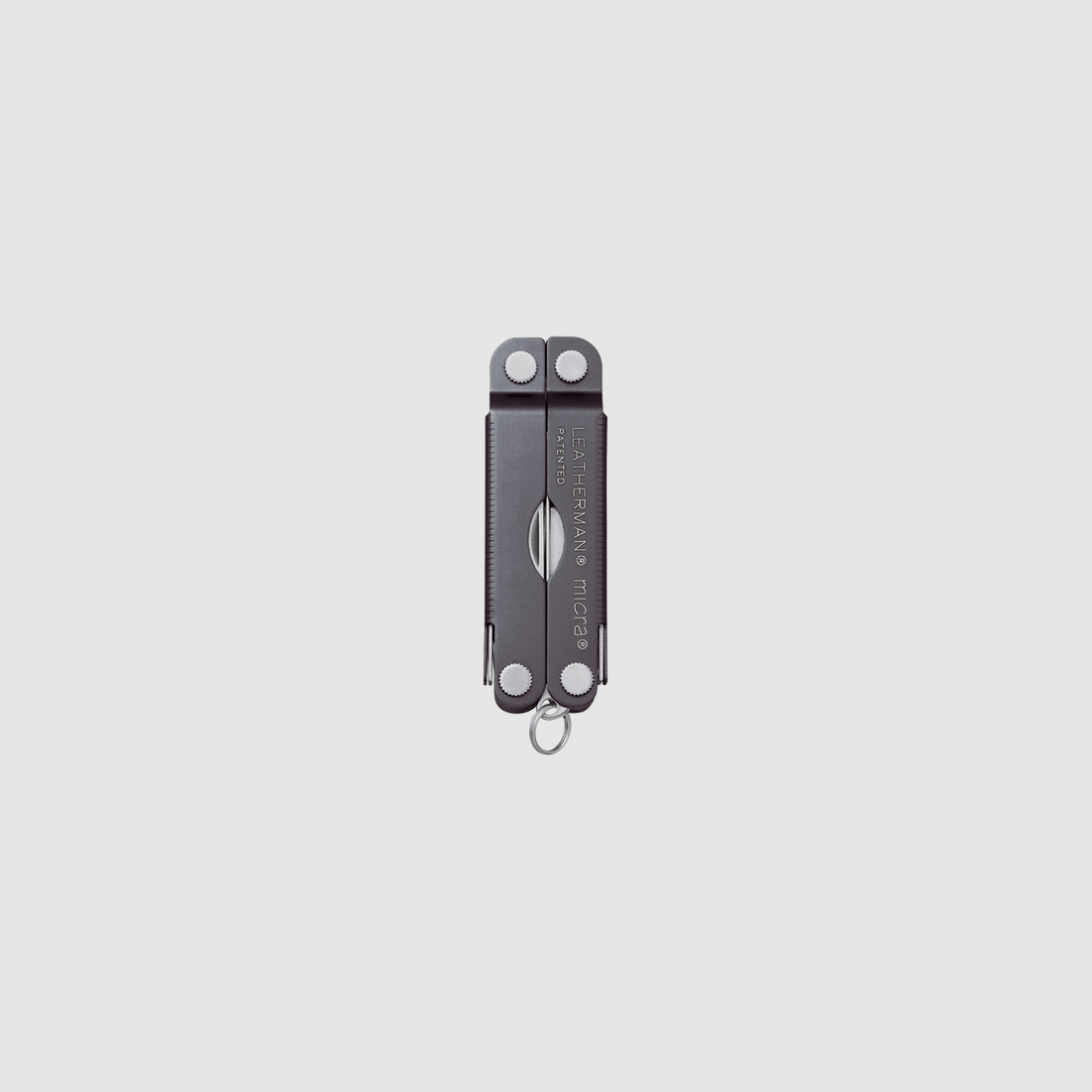 Leatherman Micra grå aluminium multikniv m/ fjeder saks, billede 4 af 7