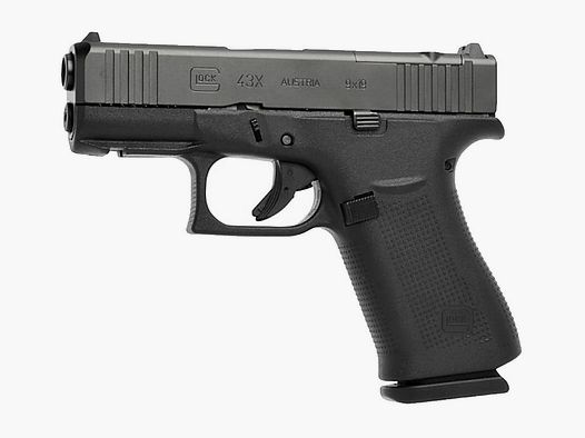 Glock 43X Black R/MOS/FS