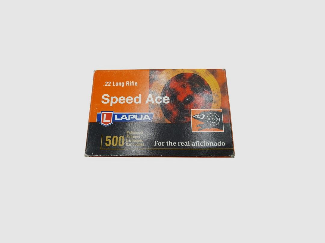 DESTO AMMO - LOT OF 450 LAPUA SPEED ACE HIGH VELOCITY ROUND NOSE AMMUNITION, image 2 of 2