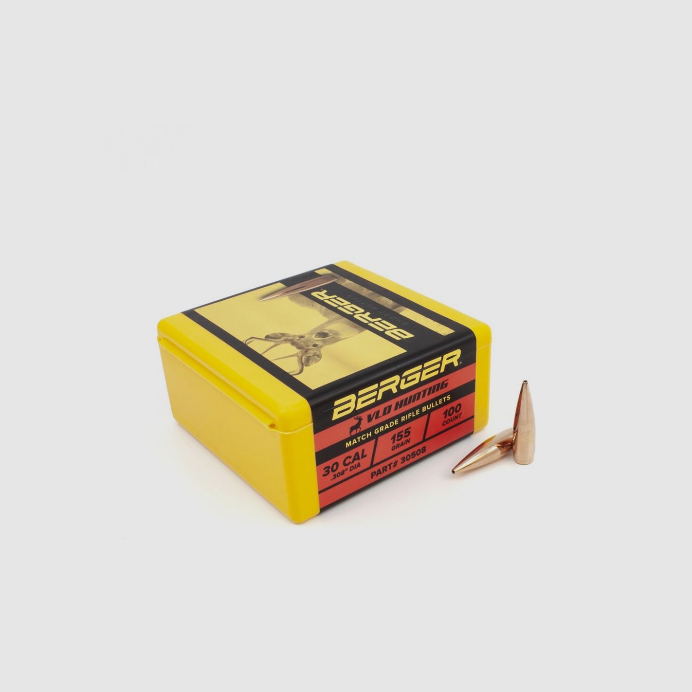 BERGER GESCHOSSE 30 (.308) 155gr VLD JAGD 100 Stk, Bild 2 von 3
