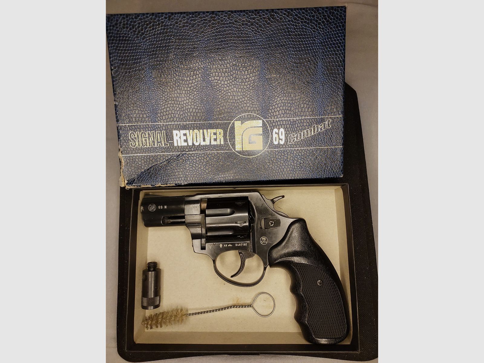 Röhm RG69 Schreckschuss Revolver brüniert (PTB 341) Rg 69 Stahltrommel OVP