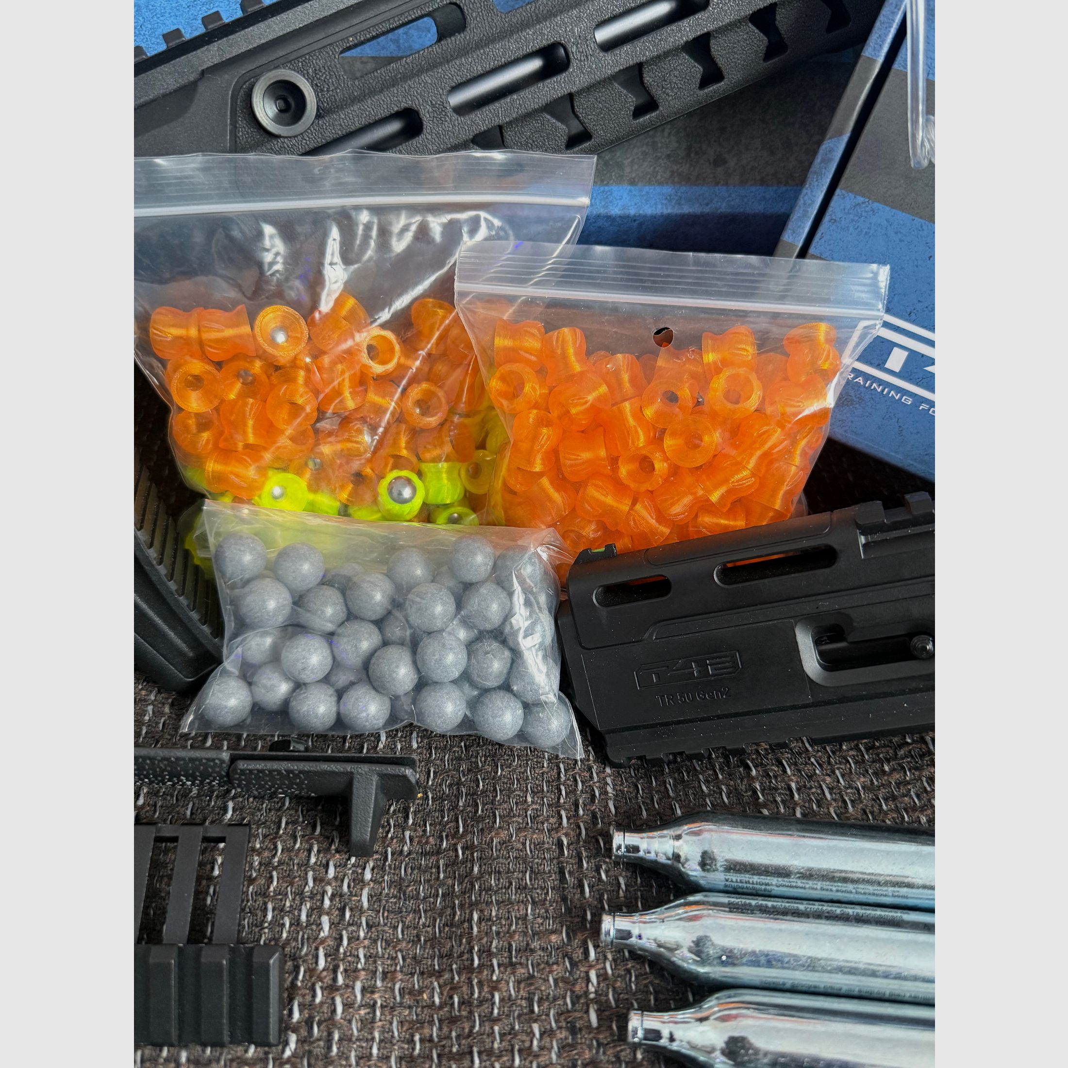 RAM-Set - Umarex T4E TR50 (Gen.2) + Umarex TR50 uitbreidingsset + diverse accessoires (ongeveer 4 weken oud)