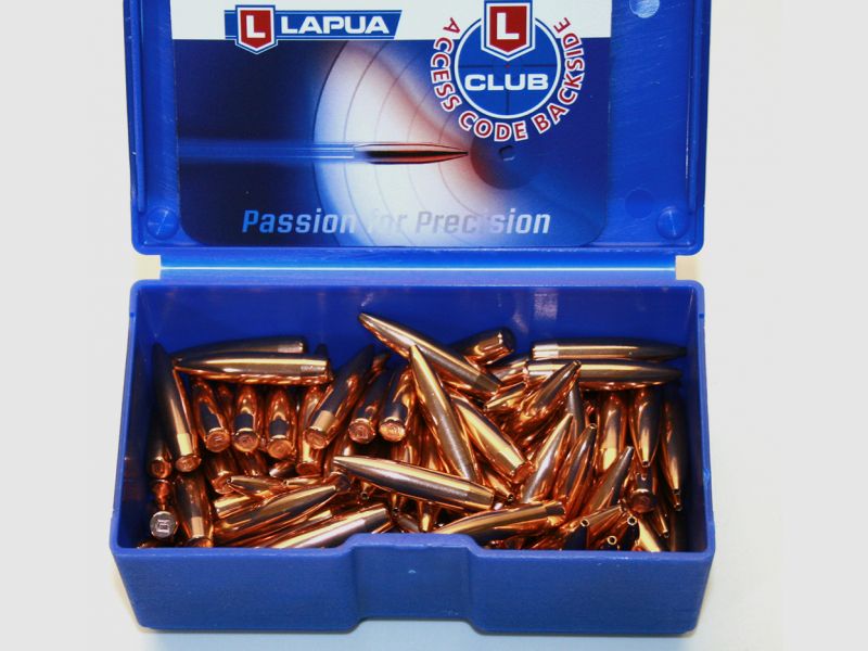 100 Stück LAPUA SCENAR-L OTM HP Hohlspitz Match Geschosse .264 6,5mm | 120grs / 7,8g #GB547 4HL6021