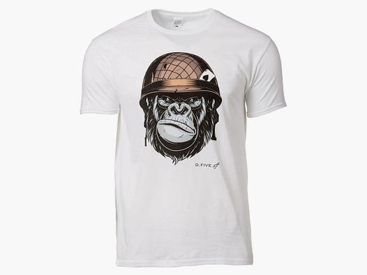 Defcon 5 Defcon 5 T-Shirt Chest Monkey Helmet weiß