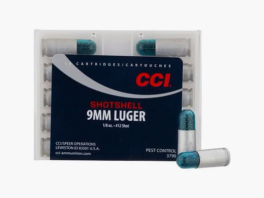 CCI SHOTSHELL #12 3,4g/53grs à10 9mmLuger