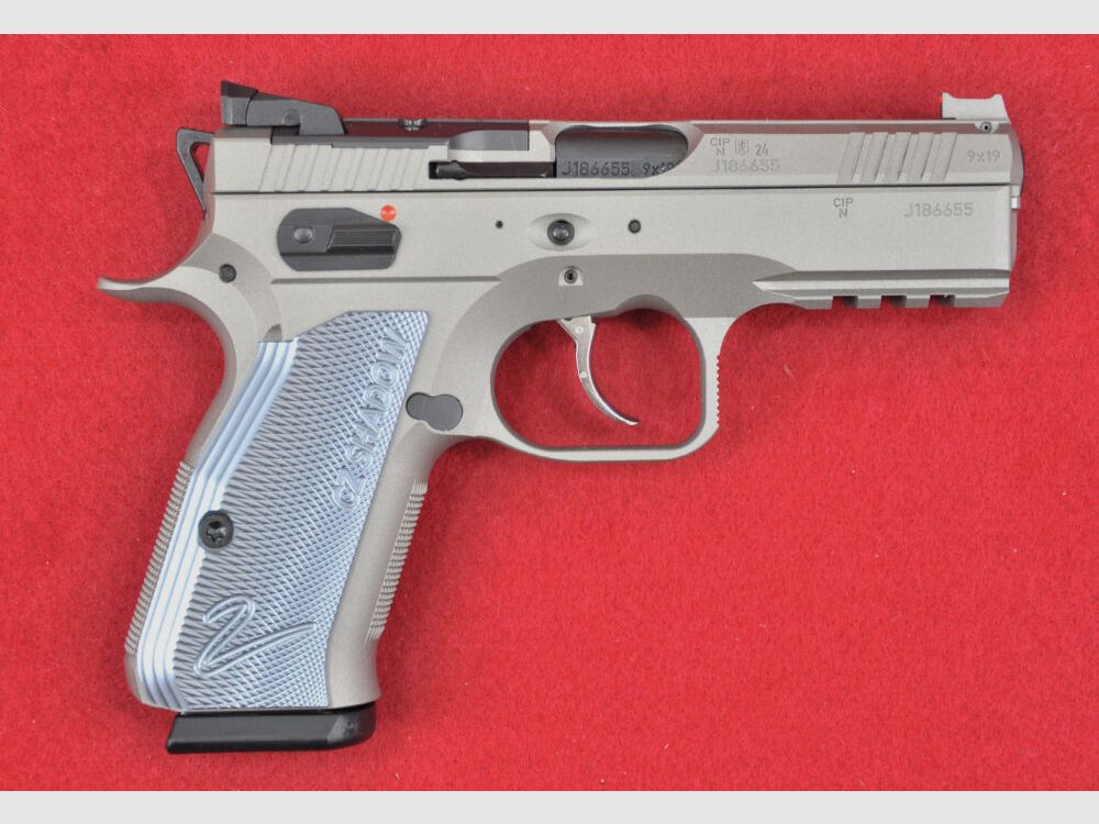 CZ Shadow 2 Compact Titan Zilver OR 9mm Luger