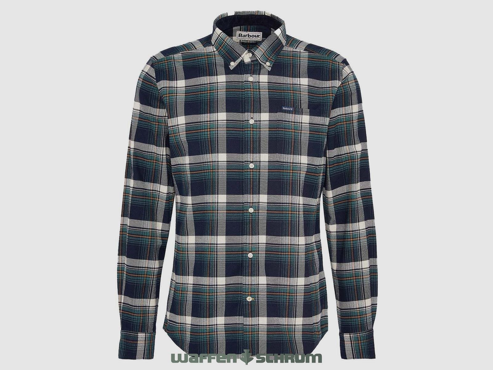 Barbour Hemd Shieldton Dark navy