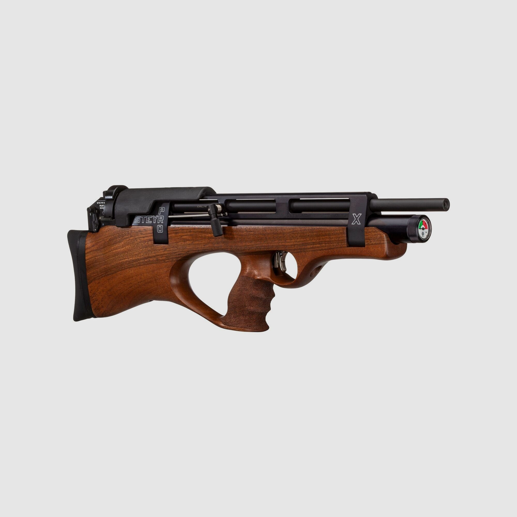 Steyr Matchluftgewehr PRO X Scout Kaliber 4,5 mm - schwarze Kartusche