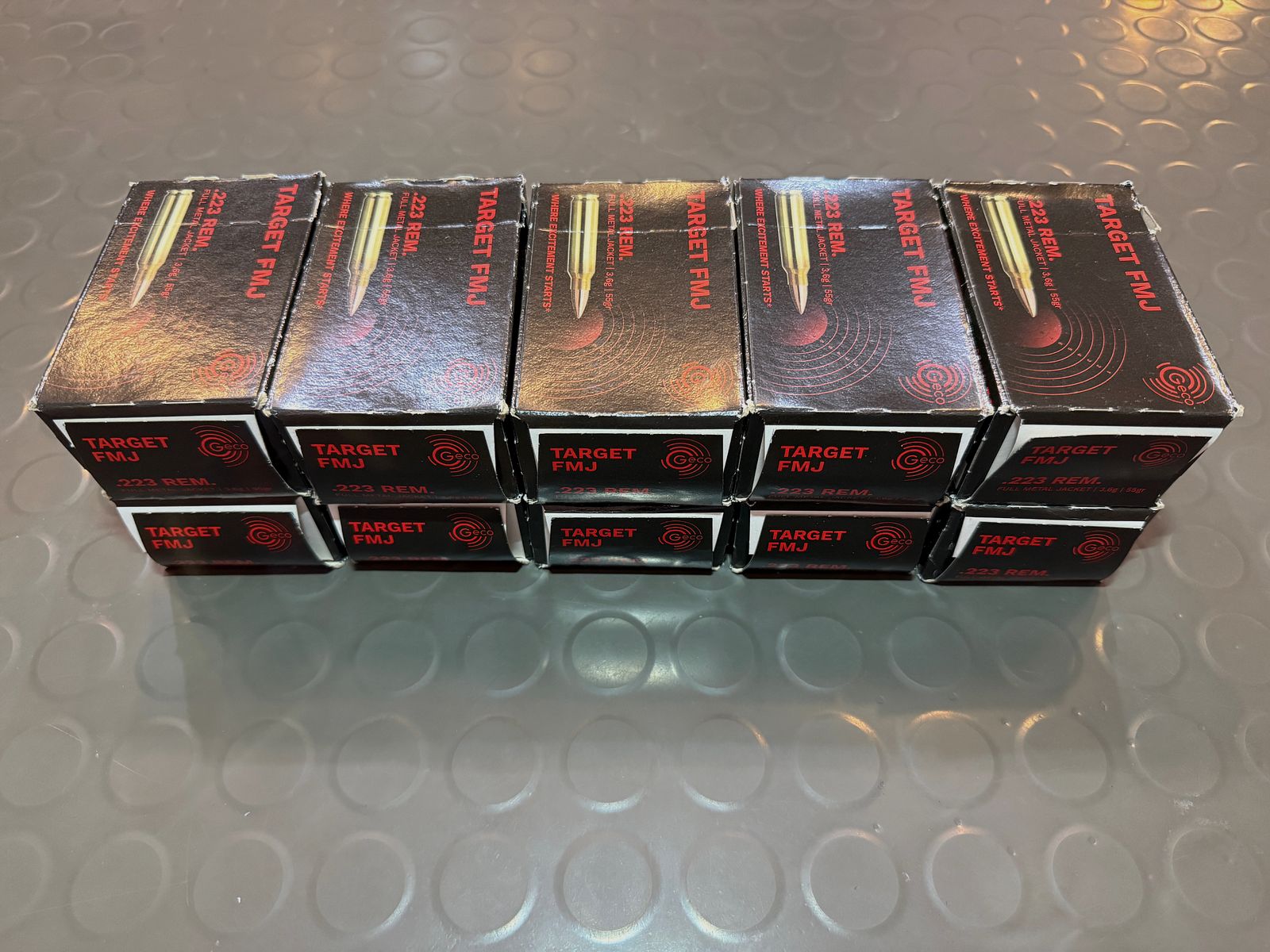 Geco Target FMJ .223 /  55 Grain  500 Schuss