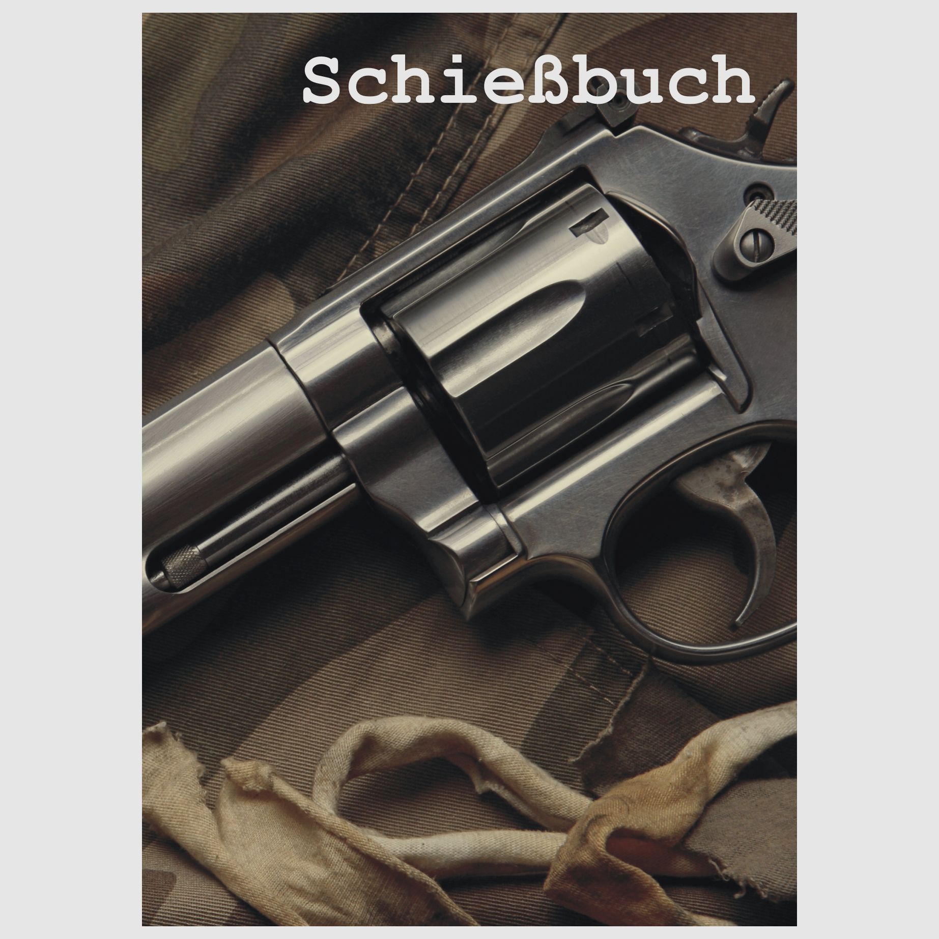 Schießbuch für Sportschützen Motiv Revolver