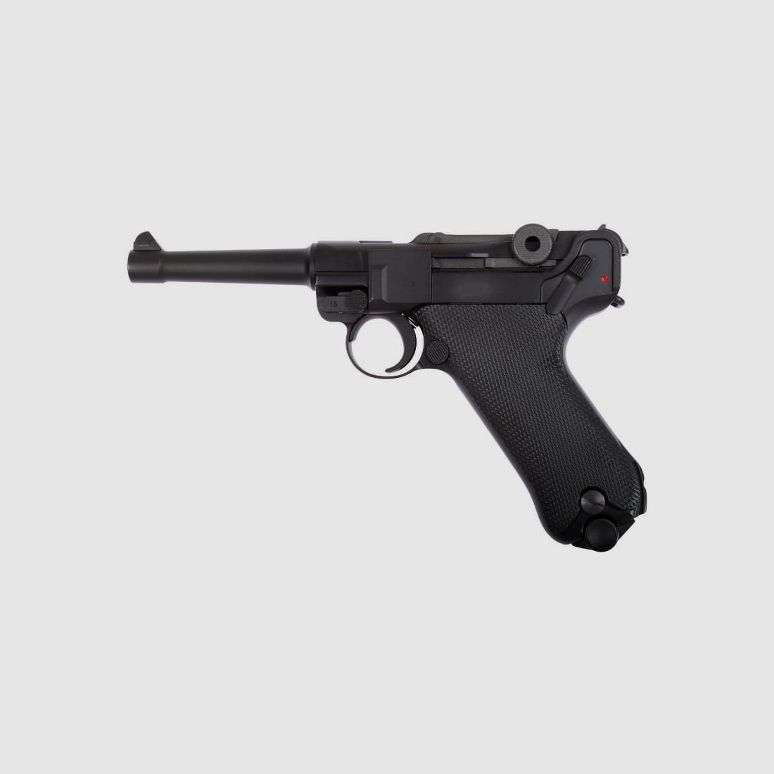WE P08 GBB Airsoftpistool (zwart)