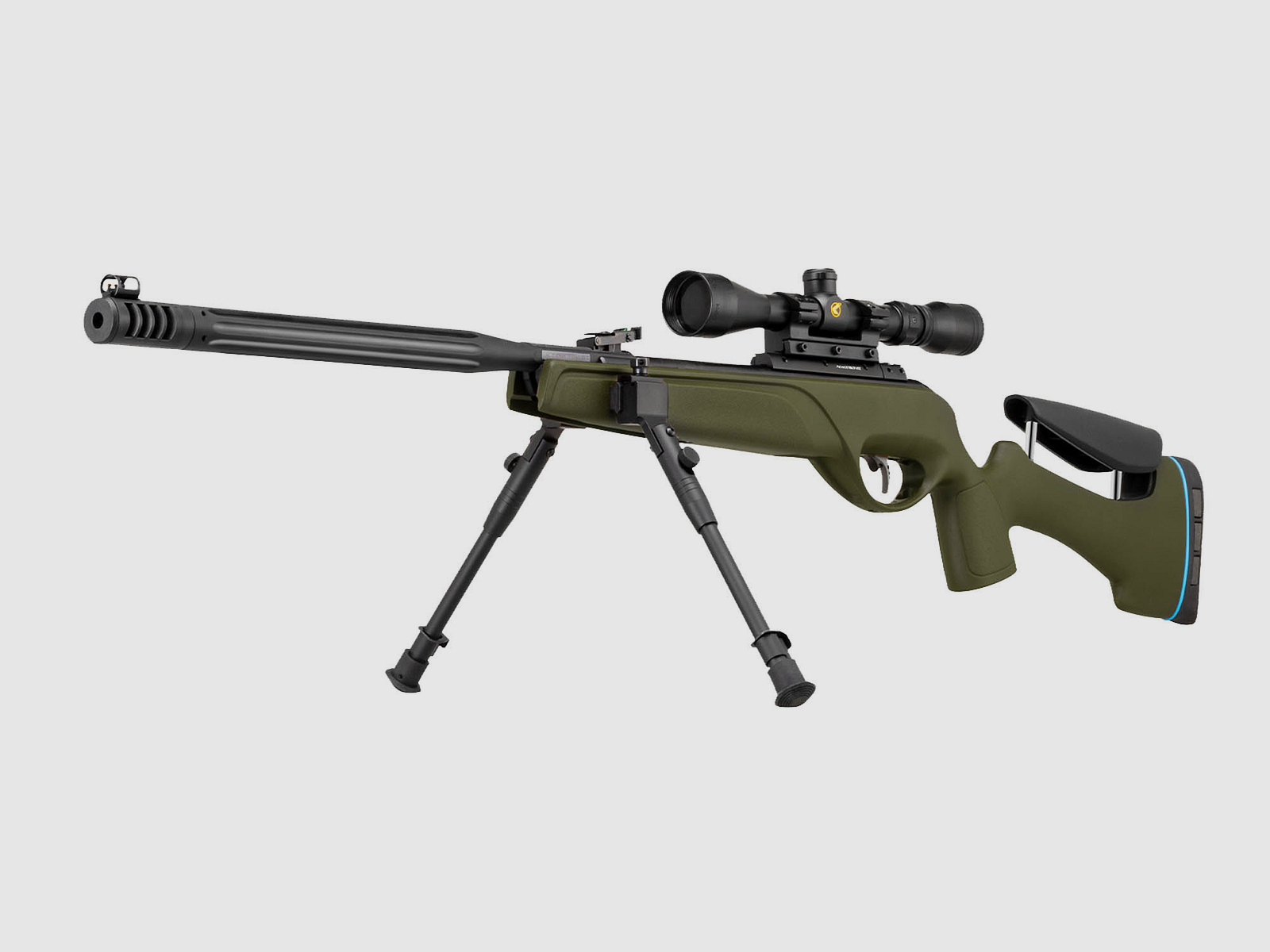 Pack Repetierbüchse Gamo HPA Mi Jungle + Zielfernrohr 3-9x40WR + Zweibein - Kal. 4,5 mm