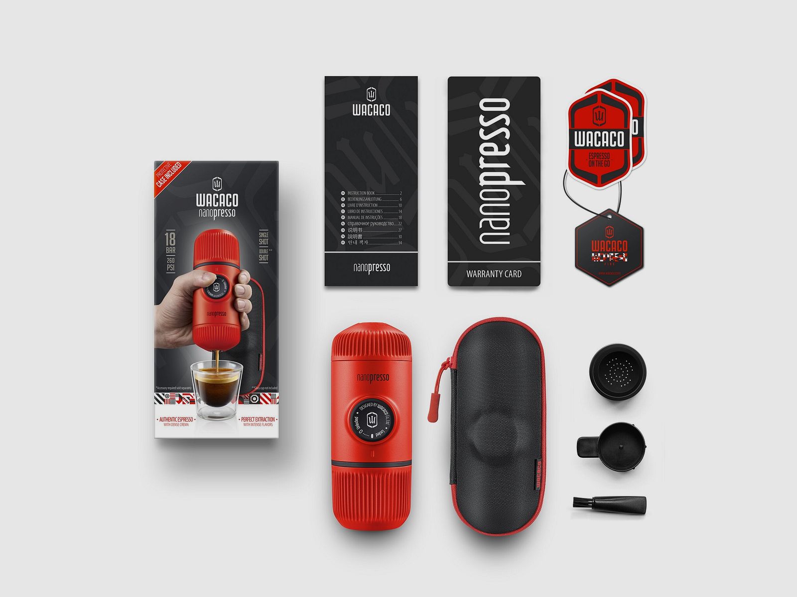 Portable Espresso Machine Nanopresso, black, image 13 of 14