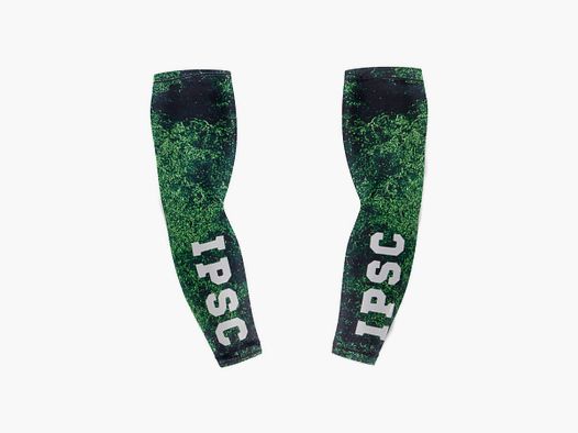 DED IPSC Green Competition Arm Sleeves, size: XXS