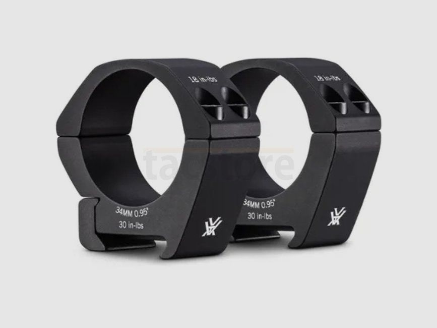 Vortex Optics Pro 34mm Riflescope Rings - Low