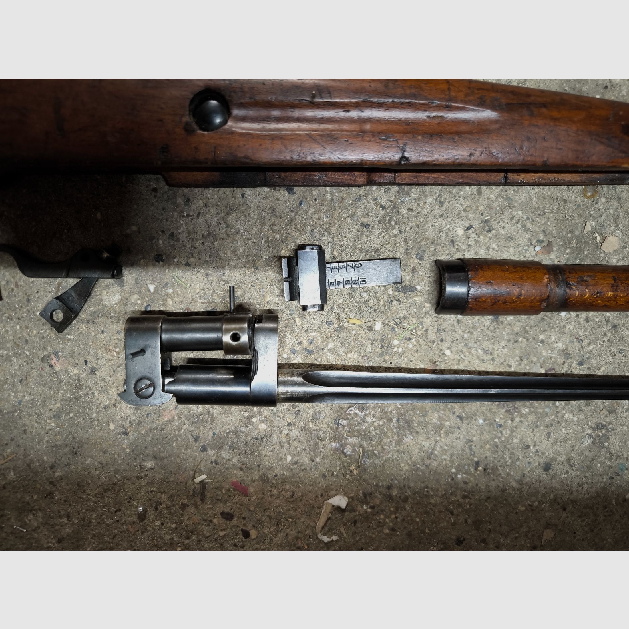 org. Mosin Nagant Schaft und Teile