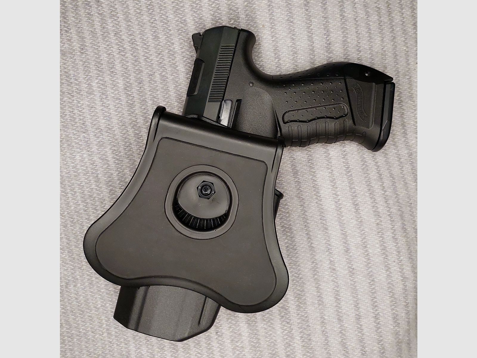 Walther P99 Schreckschuss Pistole 9mm P.A.K. (PTB 637) mit Tactical Holster - P 99