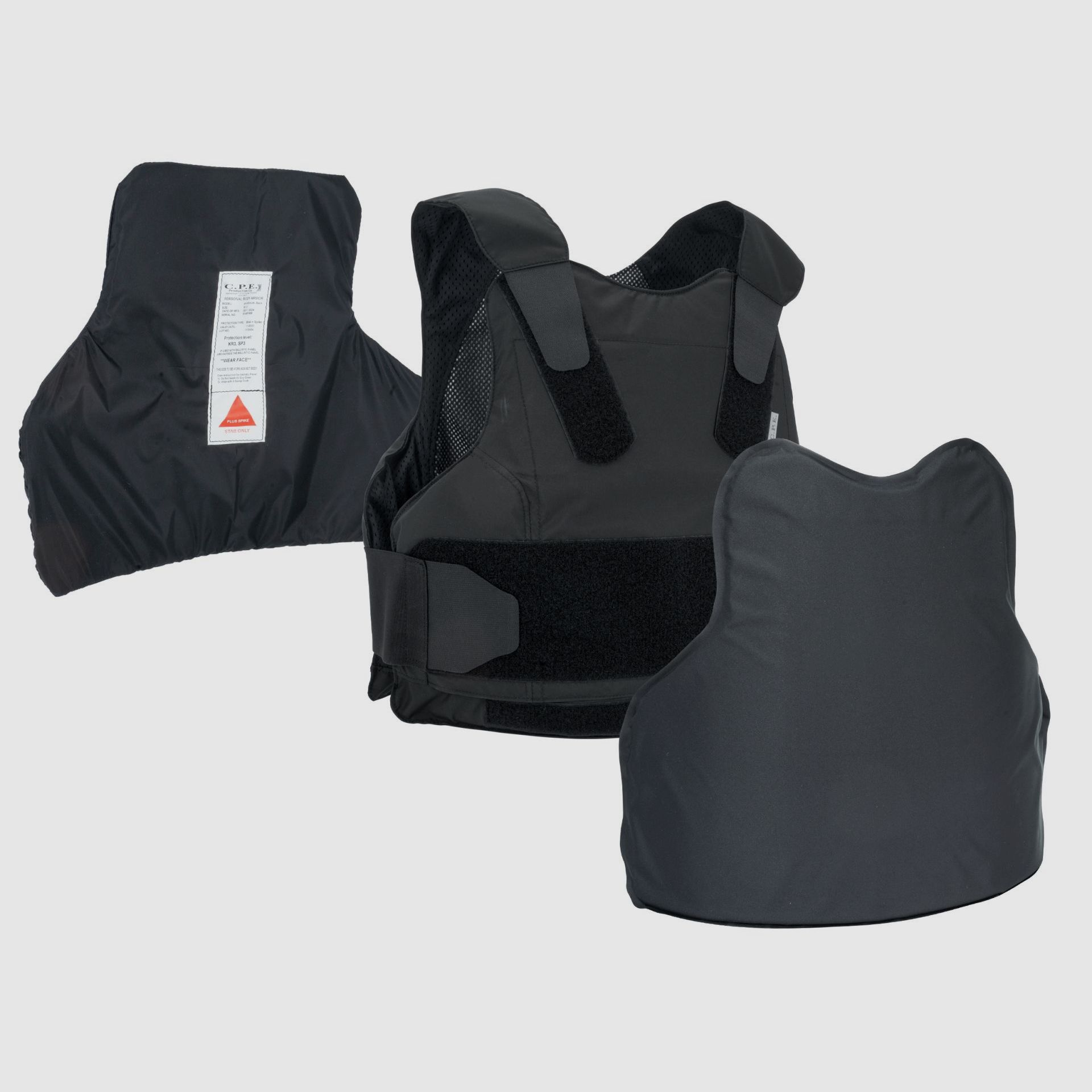 Chaleco antibalas C.P.E 210 KR3 para mujeres chaleco interior Seguridad servicio de seguridad - Talla L