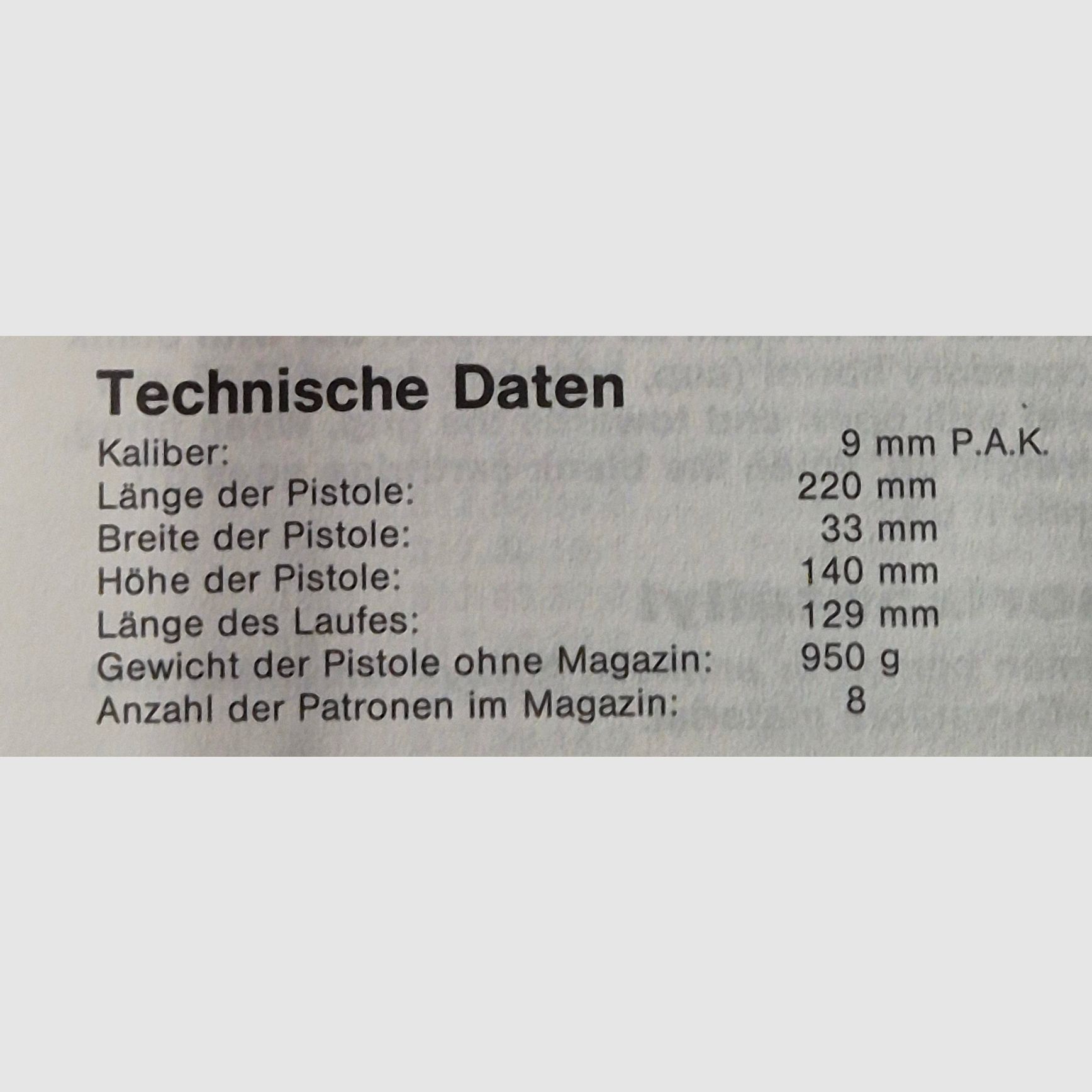 Walther Big Bore, schreckschusspistool 9mm PAK ***NIEUW*** VB