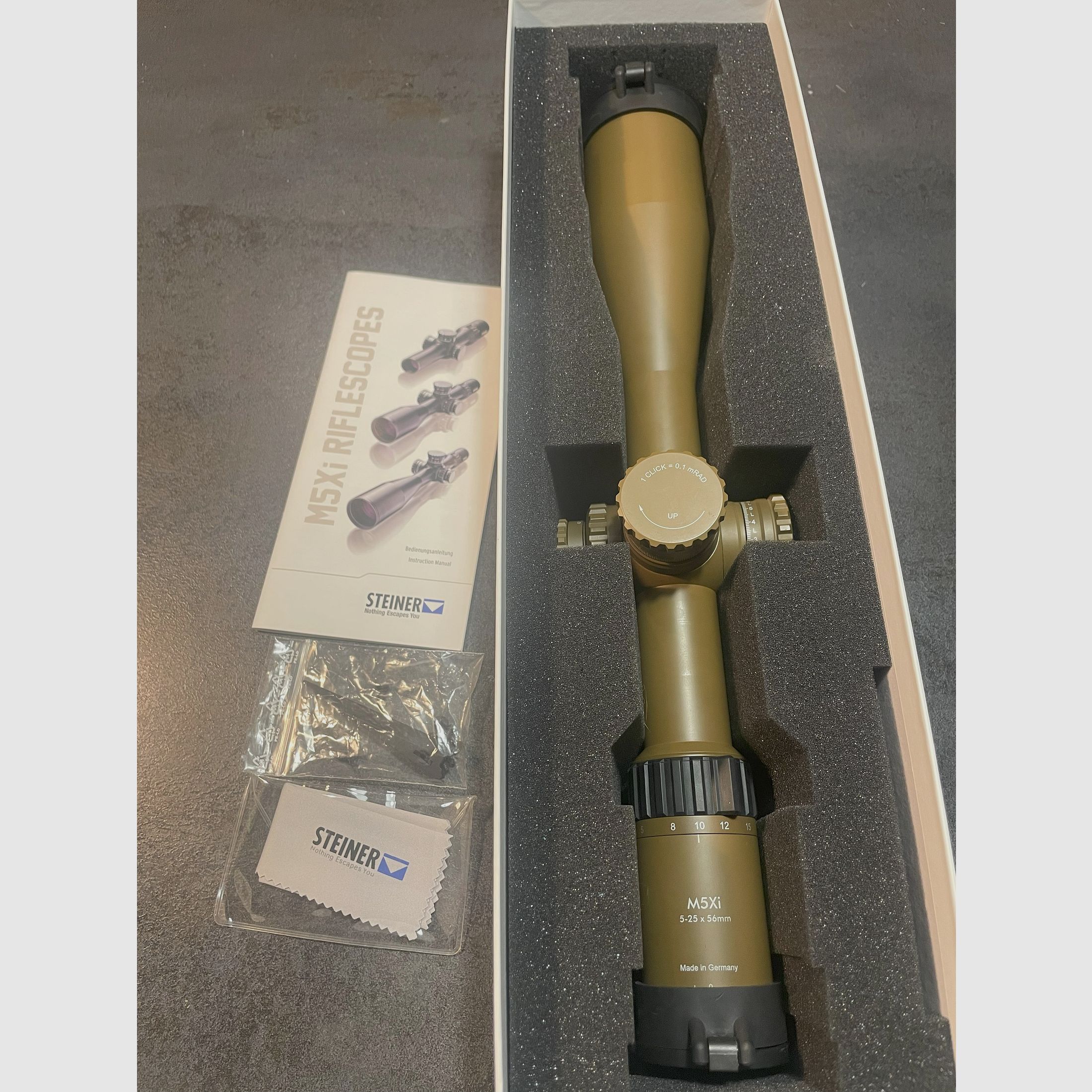 Steiner Military M5XI  5-25 56 Coyote Brown MSR