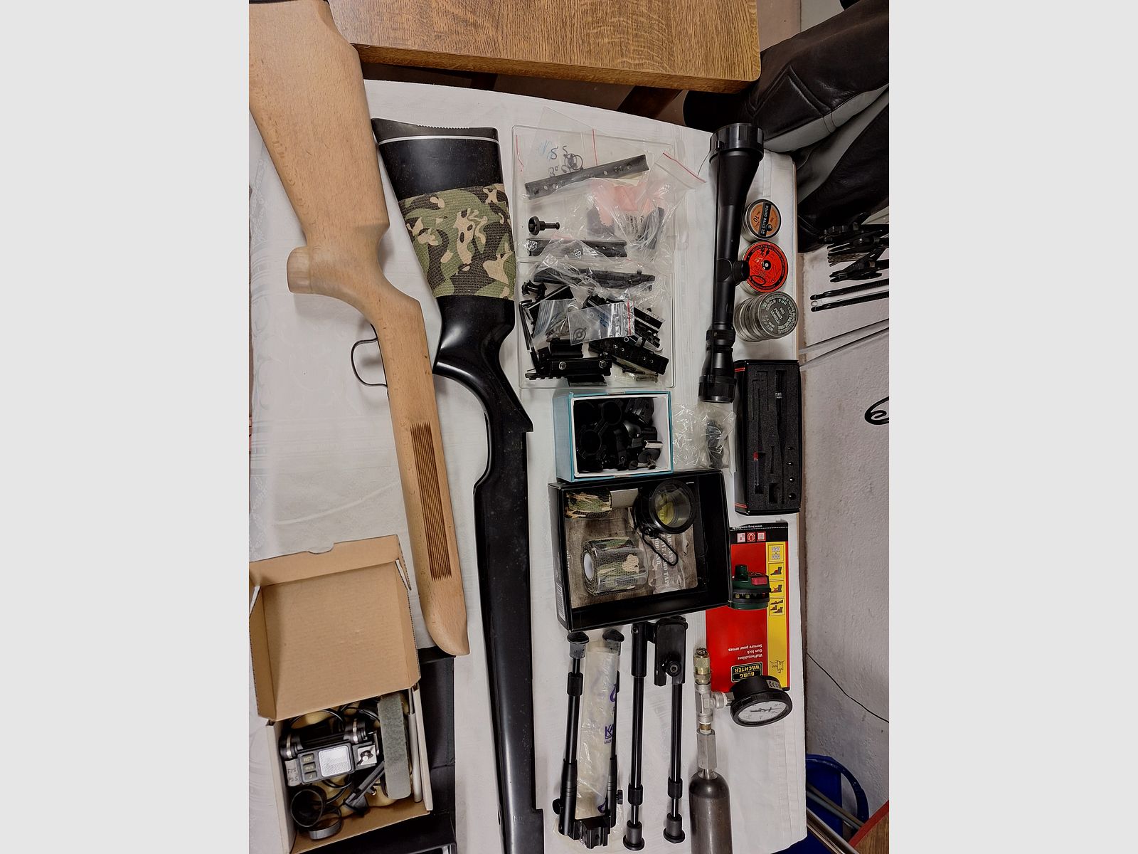 Ersatzteilkonvolut Luftgewehr 