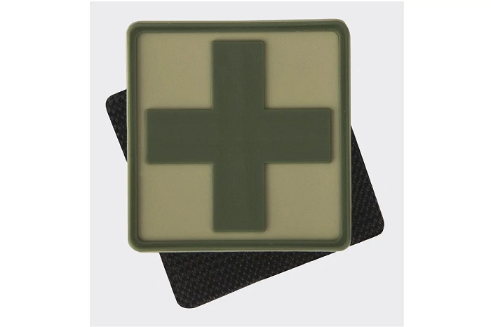 Emblemat Helikon Medyk PVC Beż-Khaki, zdjęcie 1 z 2