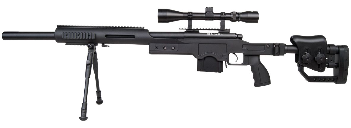 GSG 4410 Sniper - Airsoft Federdruck (schwarz)