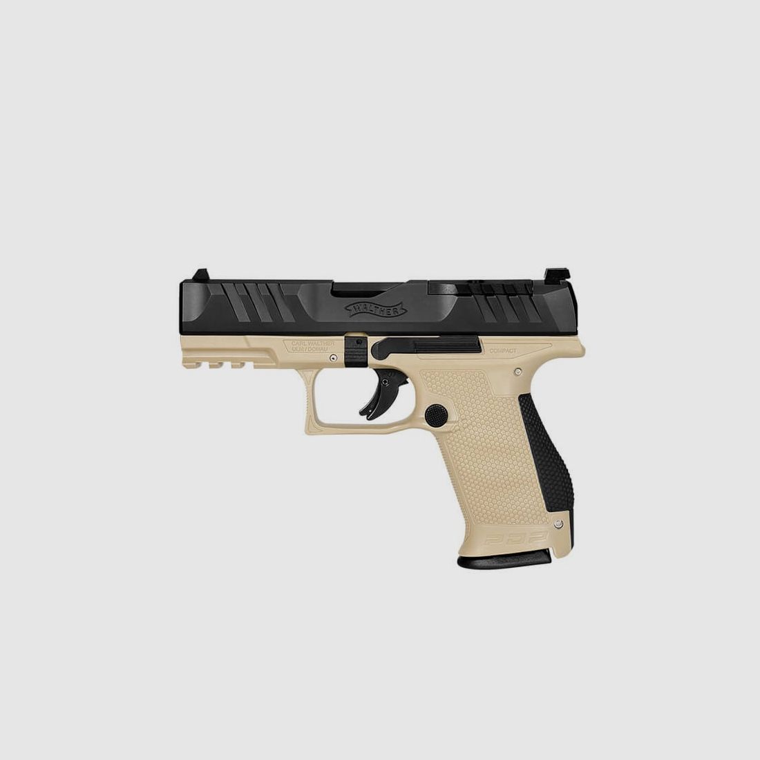 WALTHER PDP COMPACT 4" 9X19 2X15 RD FDE, afbeelding 2 van 4