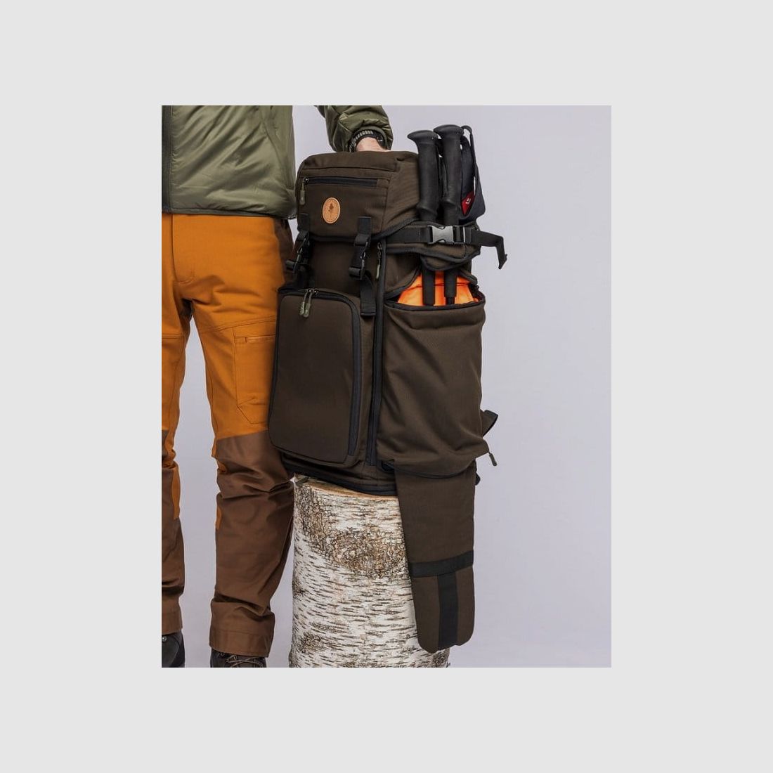 Pinewood Wildmark 2.0 Sitzrucksack 35 L mit Gewehrholster