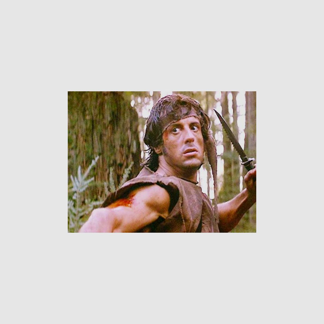 Rambo 1 First Blood Part I SE Bowie Messer Hollywood Collectibles