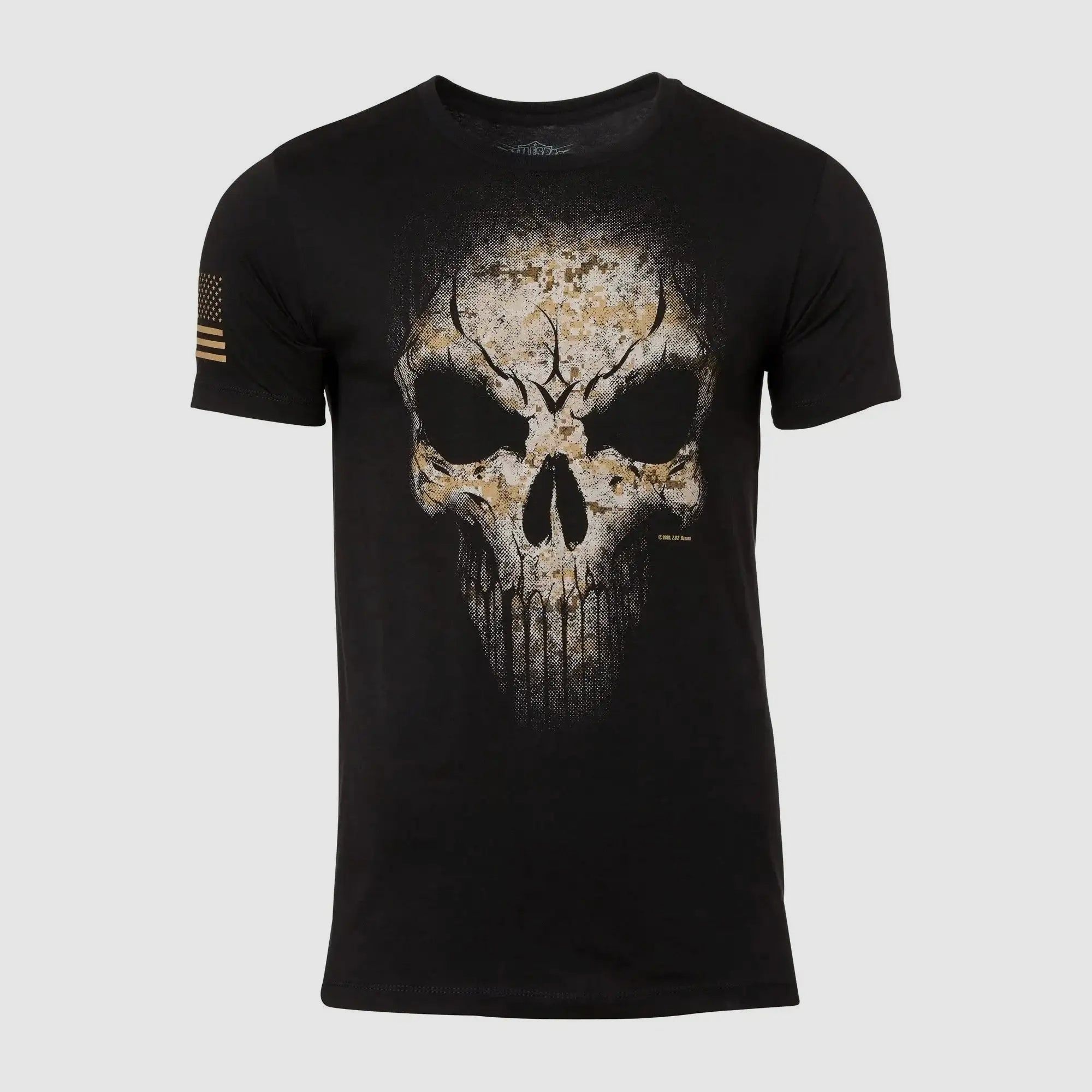 7.62 Design 7.62 Design T-Shirt USMC Marpat Skull - Marpat Woodland / S Herren