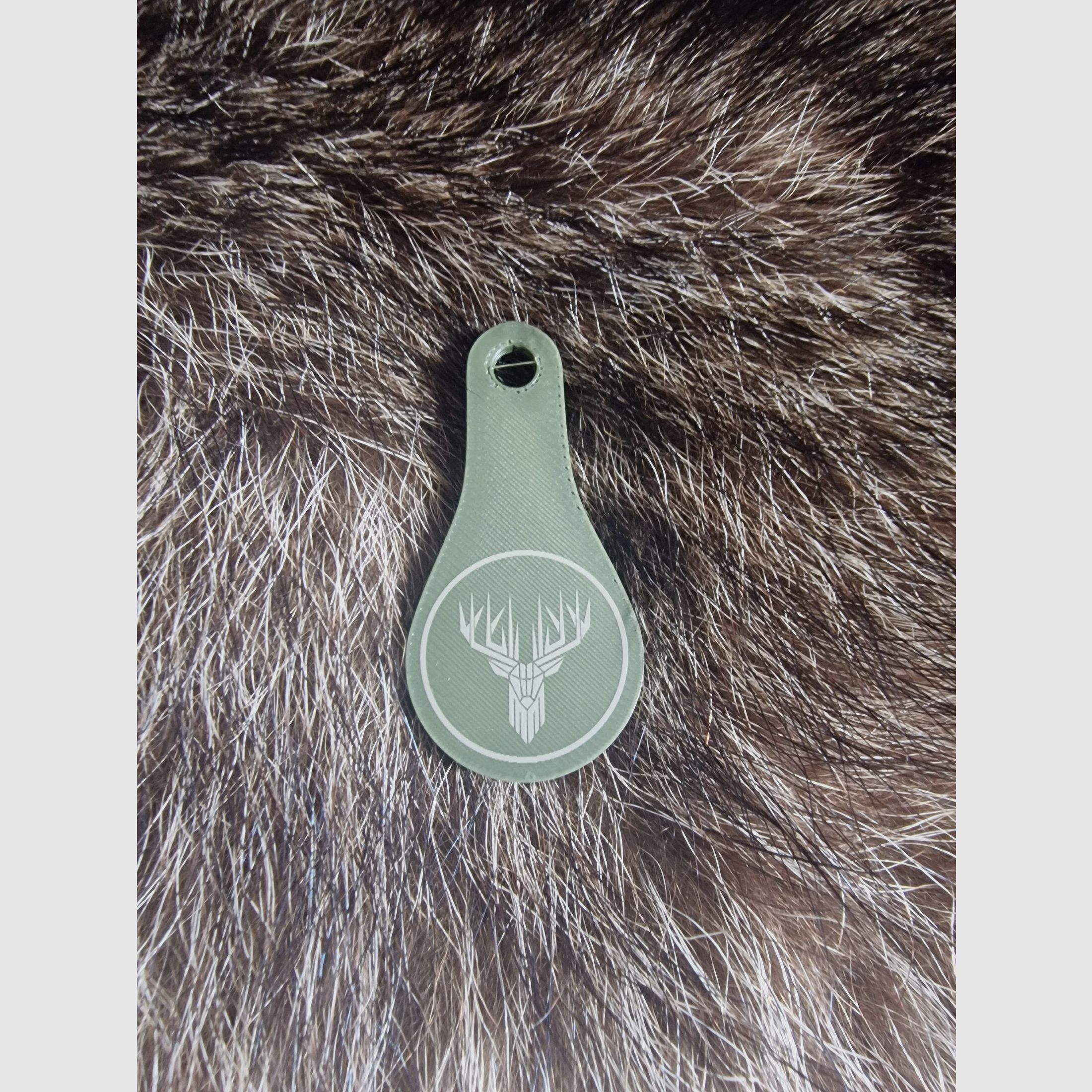 Einkaufswagenöffner mit jagdlichen Motiven