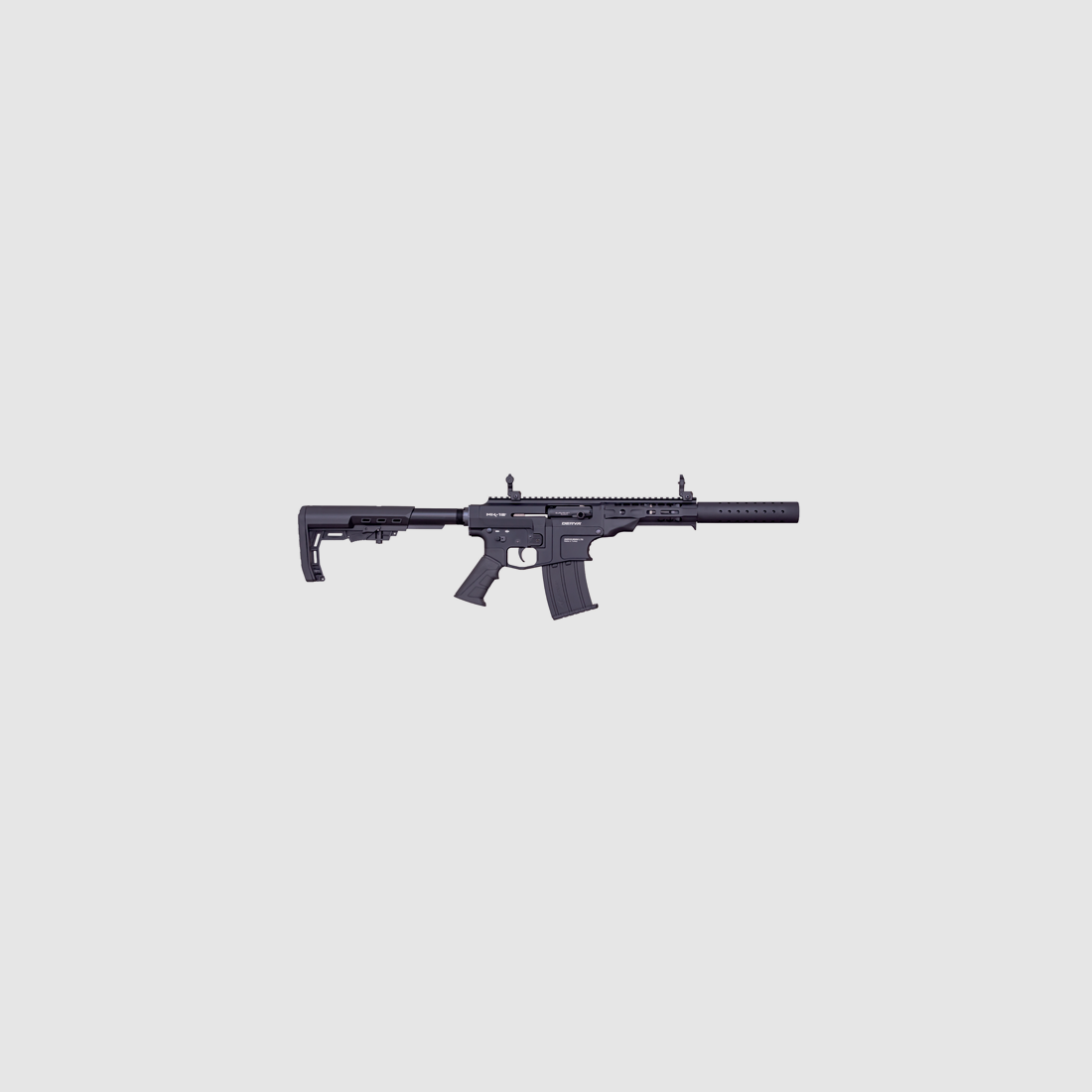 DERYA MK12 AS 350 versione con canna short del modello classico ,fucile semiautomatico a presa di gas, calibro 12/76,costruito su piattaforma AR15