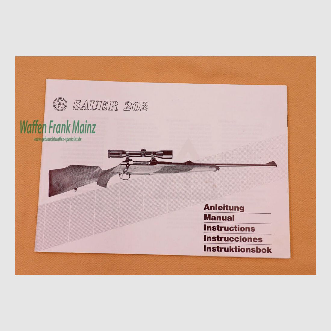 Sauer u. Sohn/Eckernförde Bedienungsanleitung Mod. 202