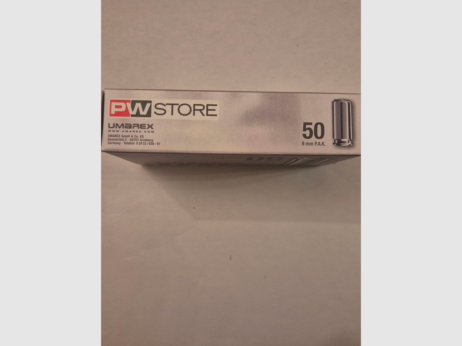 Blank ammunition Umarex 50 pcs. blank cartridges 9mm pak