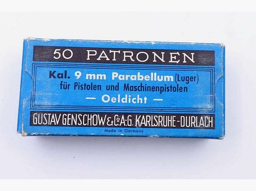 Genschow & Co. munición para pistolas 9mm Luger/Parabellum/9x19